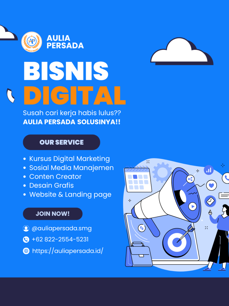 Kursus Bisnis Digital di Semarang bersama Aulia Persada